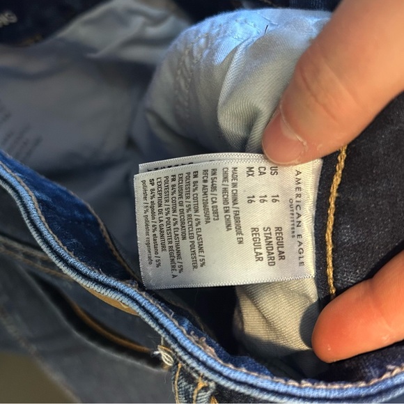 American Eagle Outfitters Blue Jeggings - Picture 4 of 4